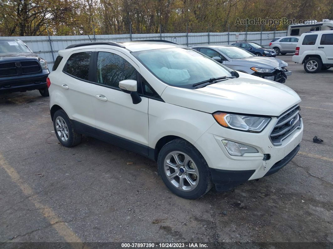 2020 Ford Ecosport Se White vin: MAJ3S2GE1LC393200