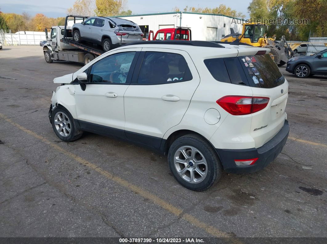 2020 Ford Ecosport Se White vin: MAJ3S2GE1LC393200