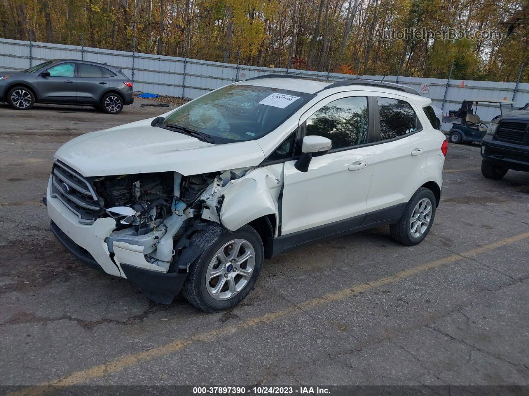 2020 Ford Ecosport Se White vin: MAJ3S2GE1LC393200