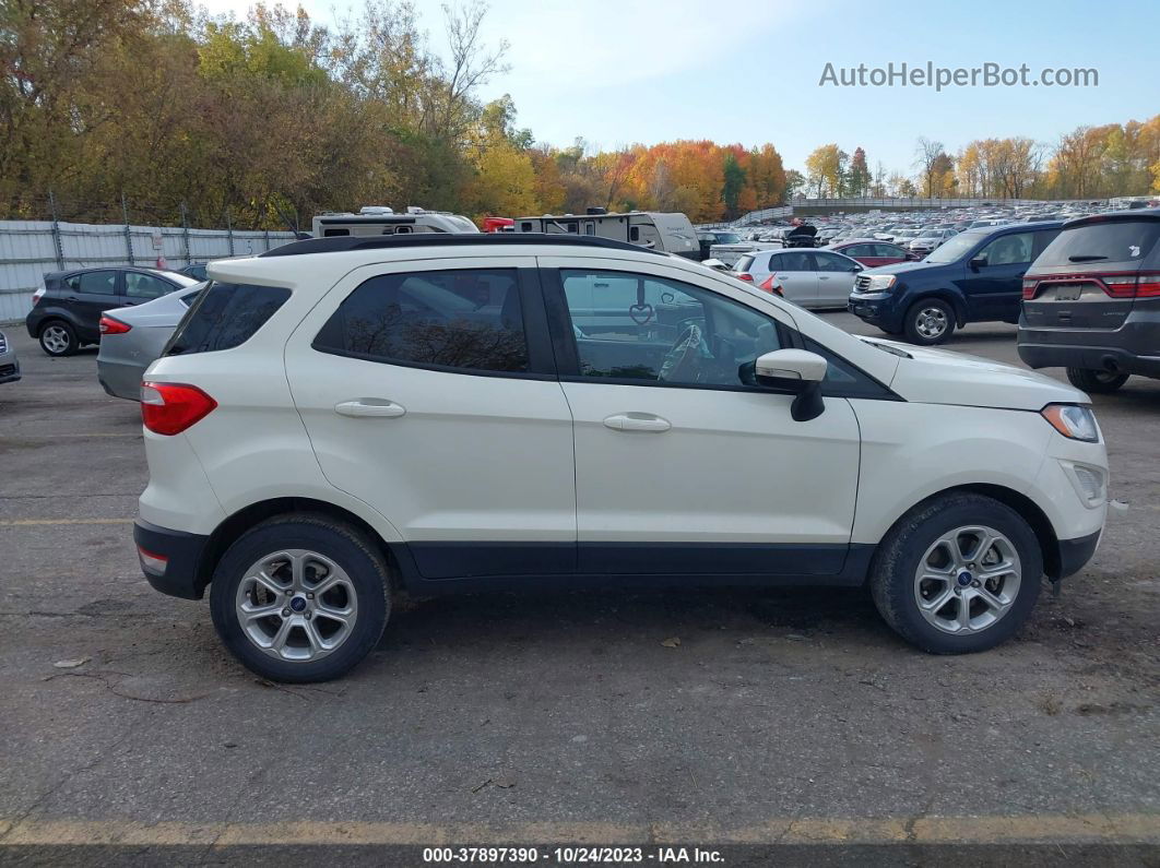 2020 Ford Ecosport Se White vin: MAJ3S2GE1LC393200