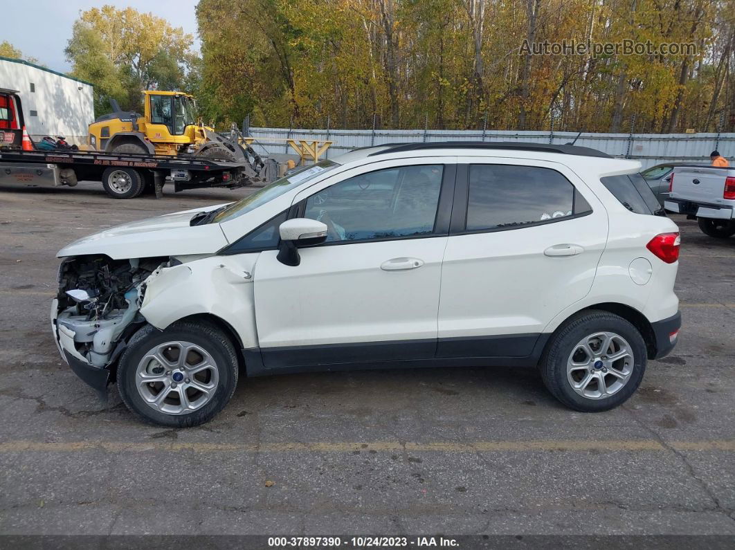 2020 Ford Ecosport Se White vin: MAJ3S2GE1LC393200