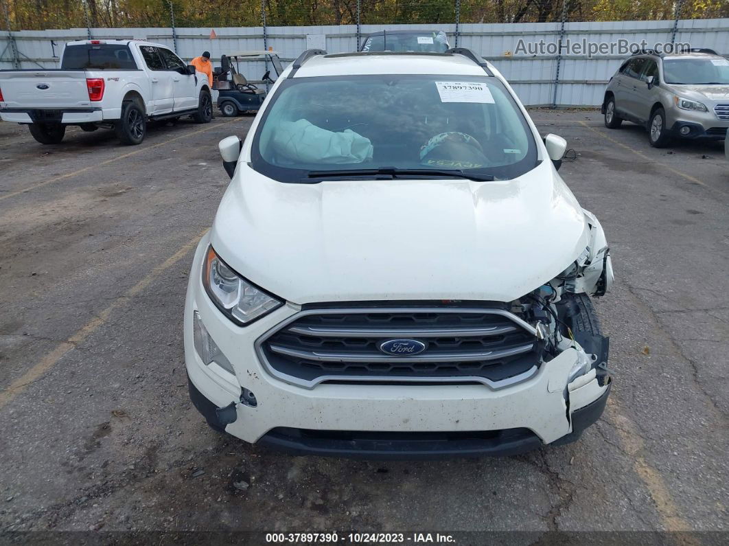 2020 Ford Ecosport Se White vin: MAJ3S2GE1LC393200