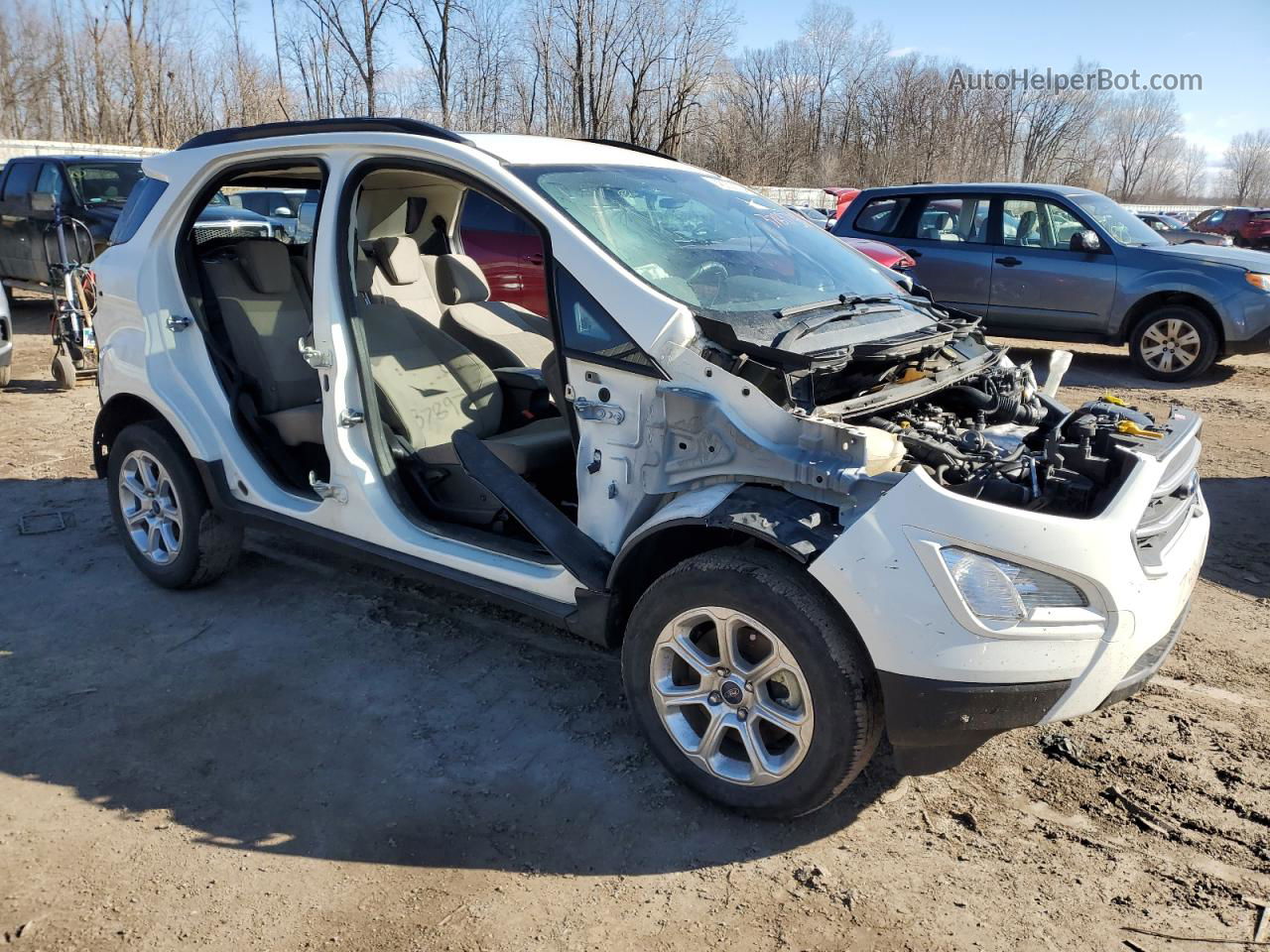 2020 Ford Ecosport Se Gray vin: MAJ3S2GE1LC393200