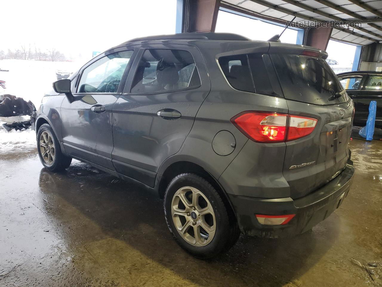 2019 Ford Ecosport Se Gray vin: MAJ3S2GE2KC263330