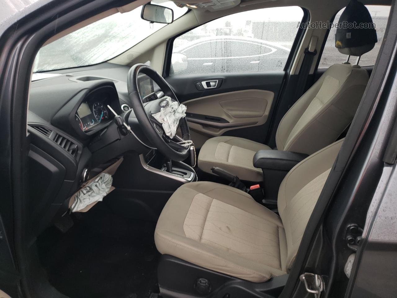 2019 Ford Ecosport Se Gray vin: MAJ3S2GE2KC266549