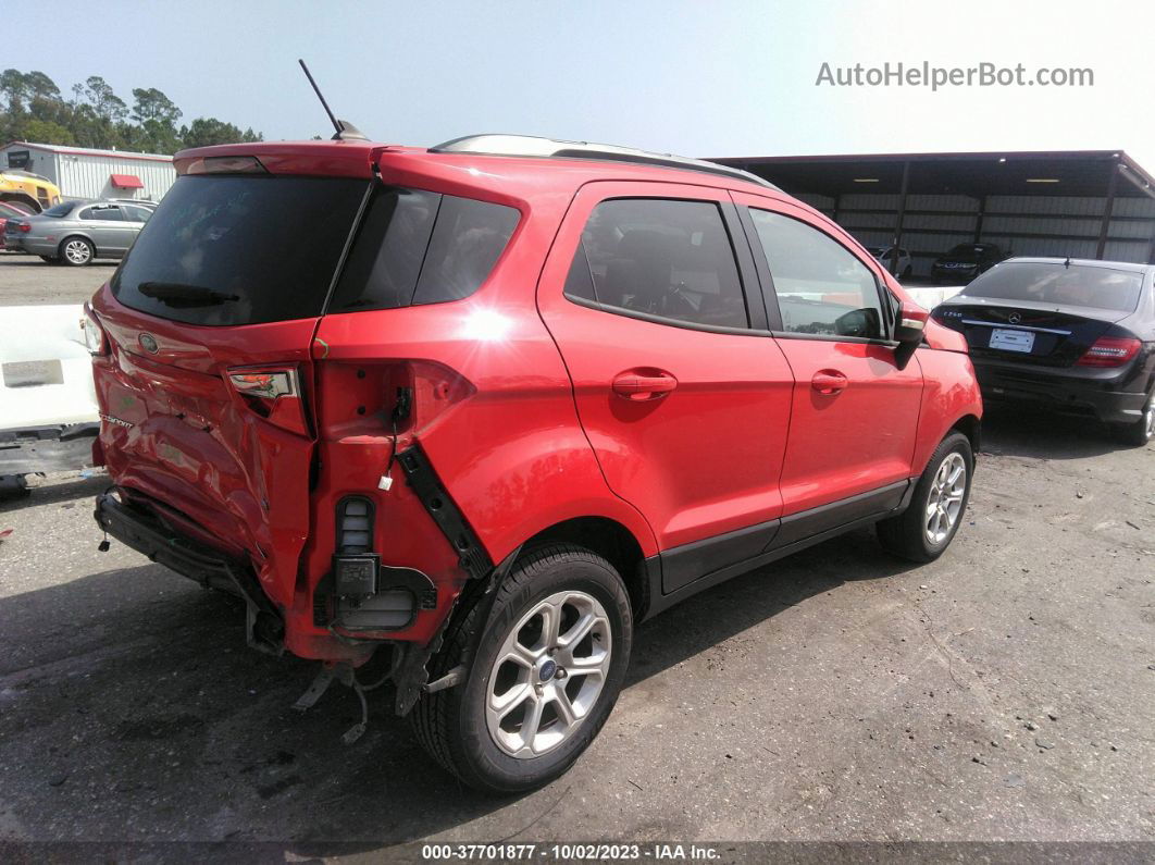 2019 Ford Ecosport Se Красный vin: MAJ3S2GE2KC269760