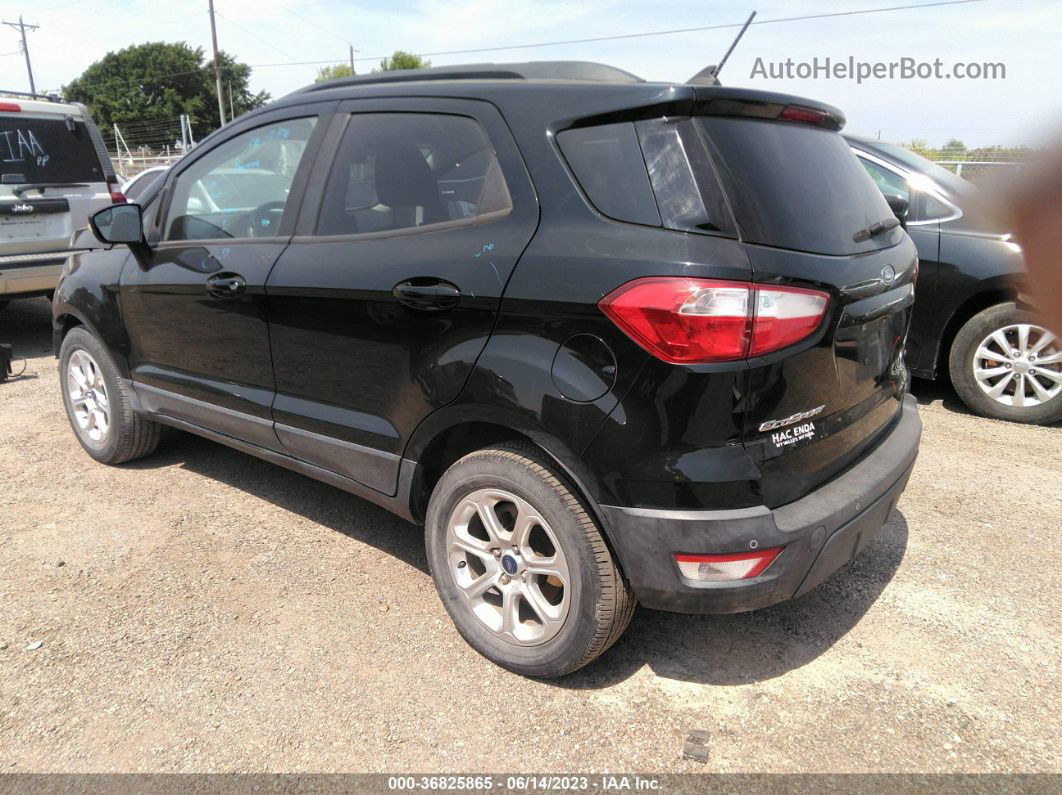 2019 Ford Ecosport Se Black vin: MAJ3S2GE2KC280421