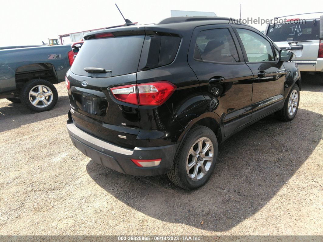 2019 Ford Ecosport Se Black vin: MAJ3S2GE2KC280421