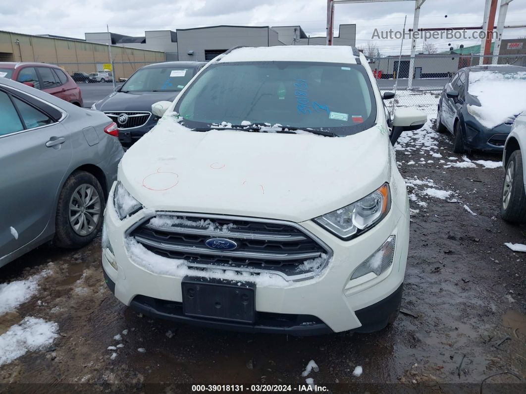 2020 Ford Ecosport Se White vin: MAJ3S2GE2LC326914