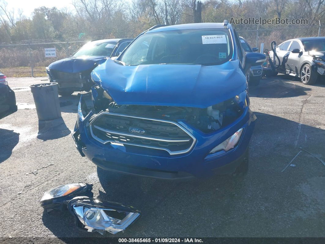 2020 Ford Ecosport Se Blue vin: MAJ3S2GE2LC331479