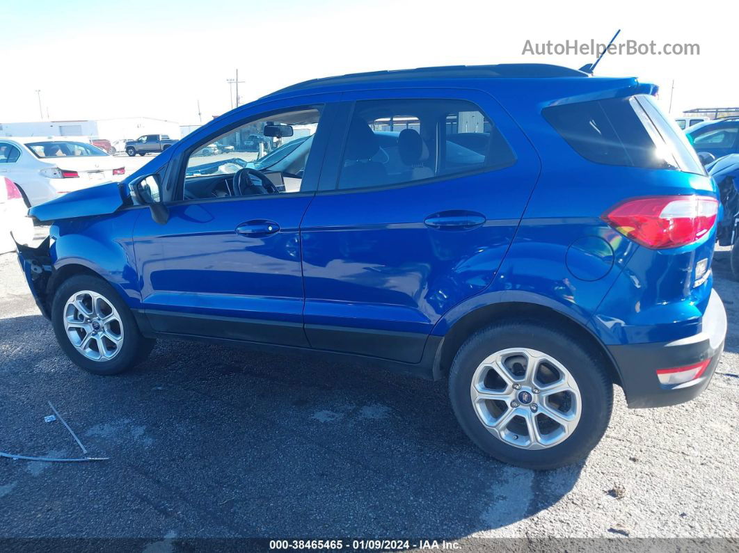 2020 Ford Ecosport Se Blue vin: MAJ3S2GE2LC331479