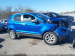 2020 Ford Ecosport Se Blue vin: MAJ3S2GE2LC331479