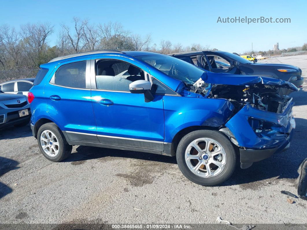 2020 Ford Ecosport Se Blue vin: MAJ3S2GE2LC331479