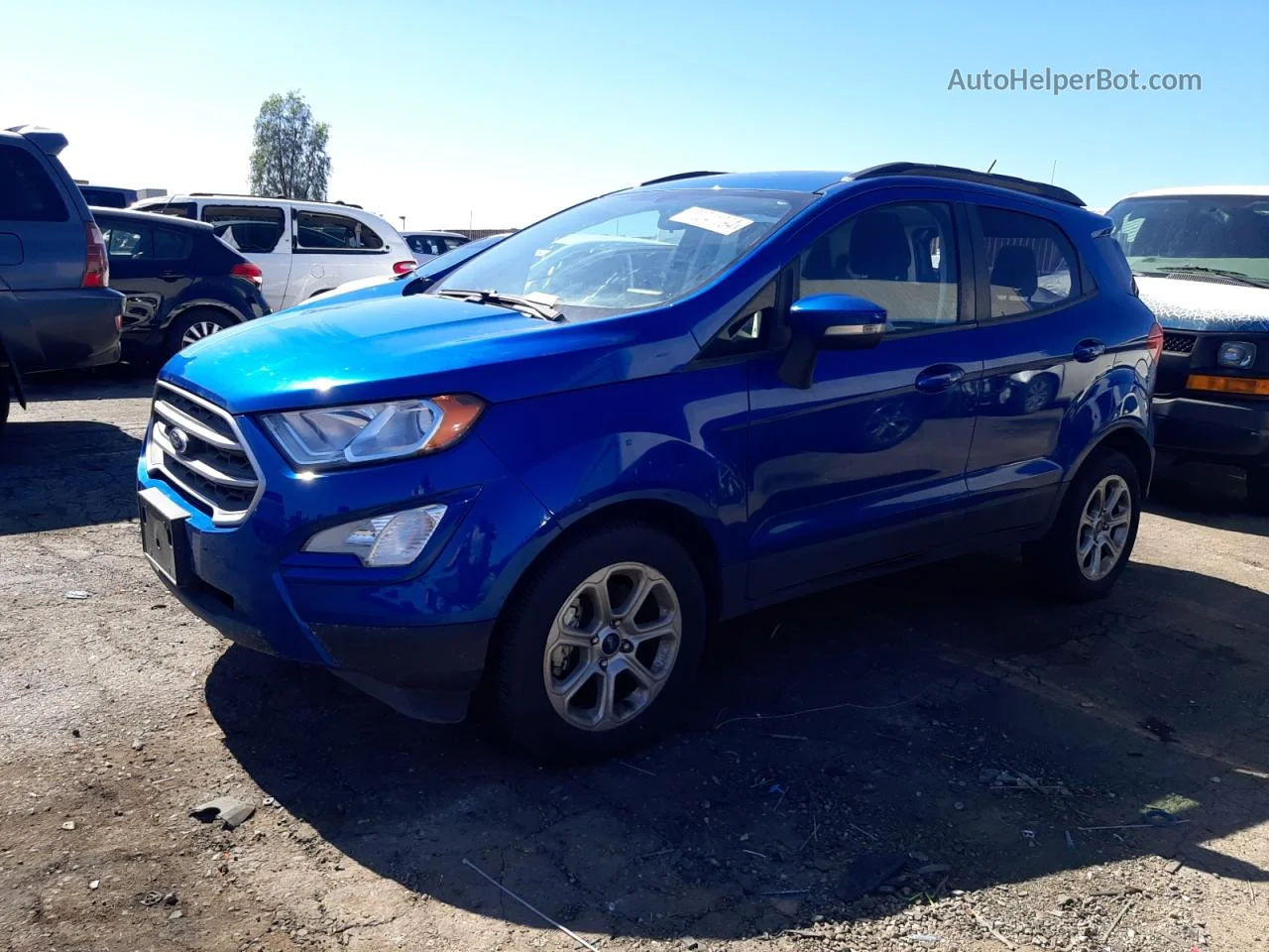 2020 Ford Ecosport Se Blue vin: MAJ3S2GE2LC348332