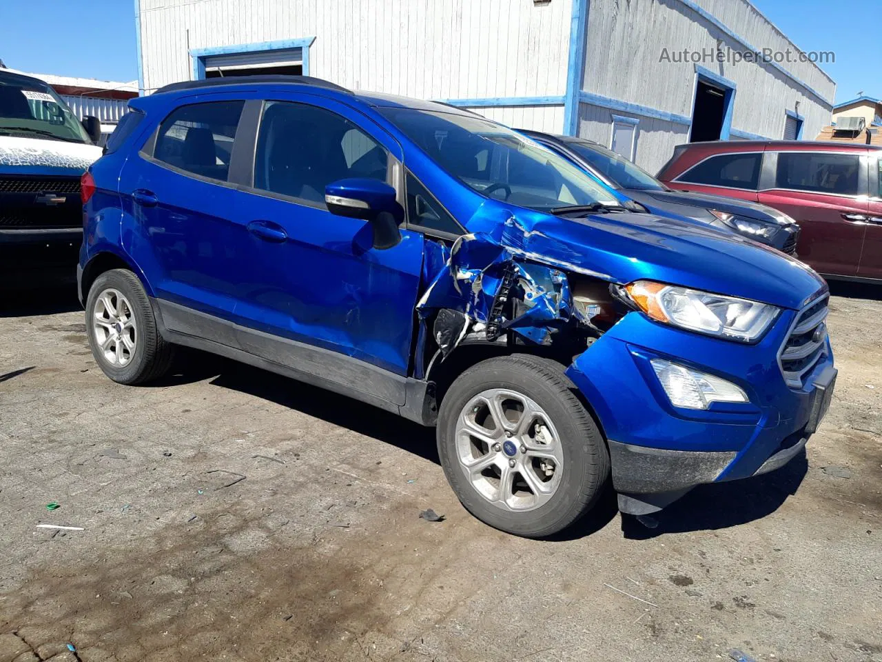 2020 Ford Ecosport Se Blue vin: MAJ3S2GE2LC348332