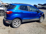 2020 Ford Ecosport Se Blue vin: MAJ3S2GE2LC348332