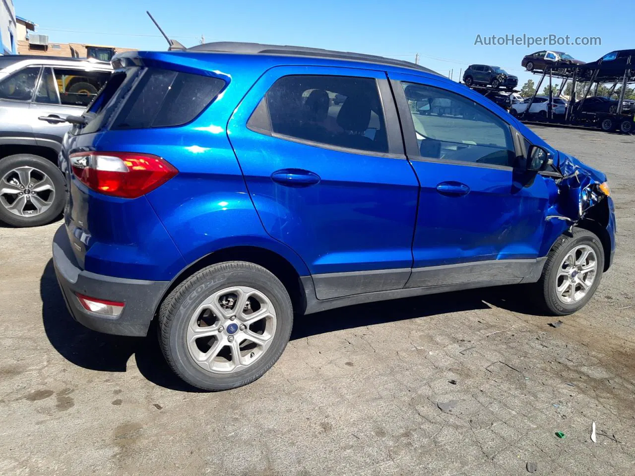 2020 Ford Ecosport Se Blue vin: MAJ3S2GE2LC348332