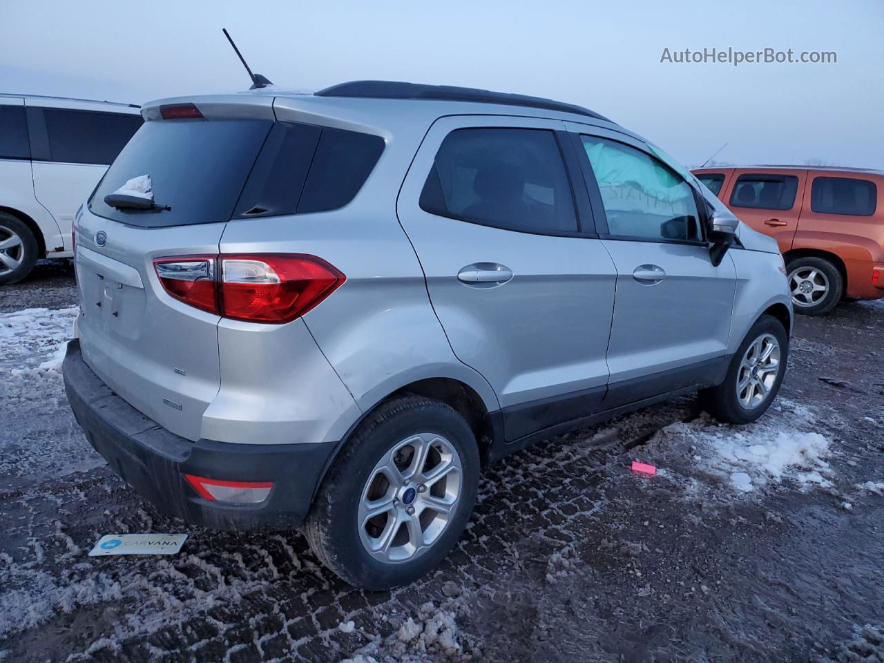 2020 Ford Ecosport Se Silver vin: MAJ3S2GE2LC349139