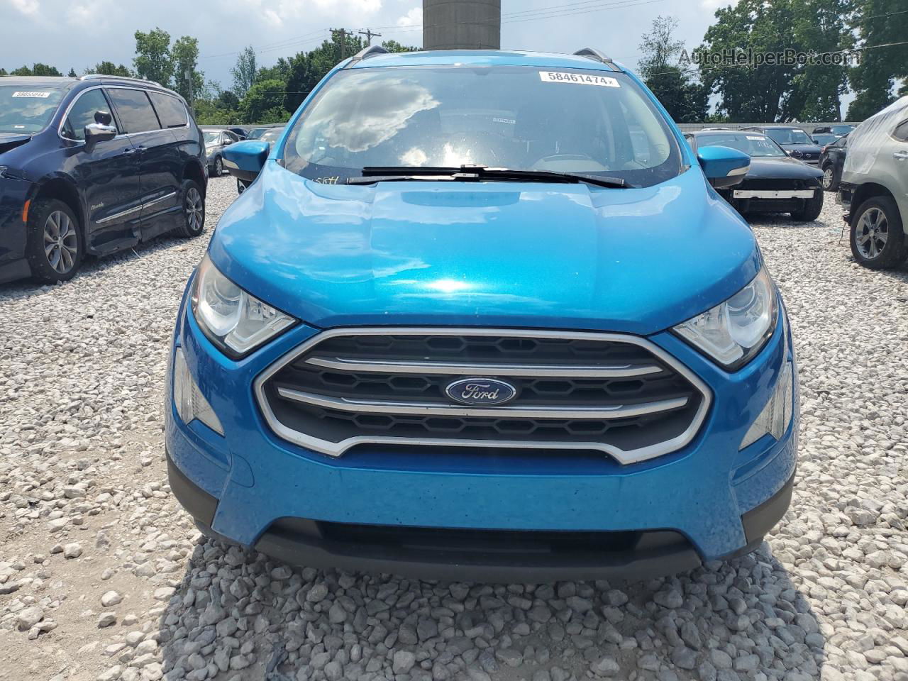 2019 Ford Ecosport Se Blue vin: MAJ3S2GE3KC254006