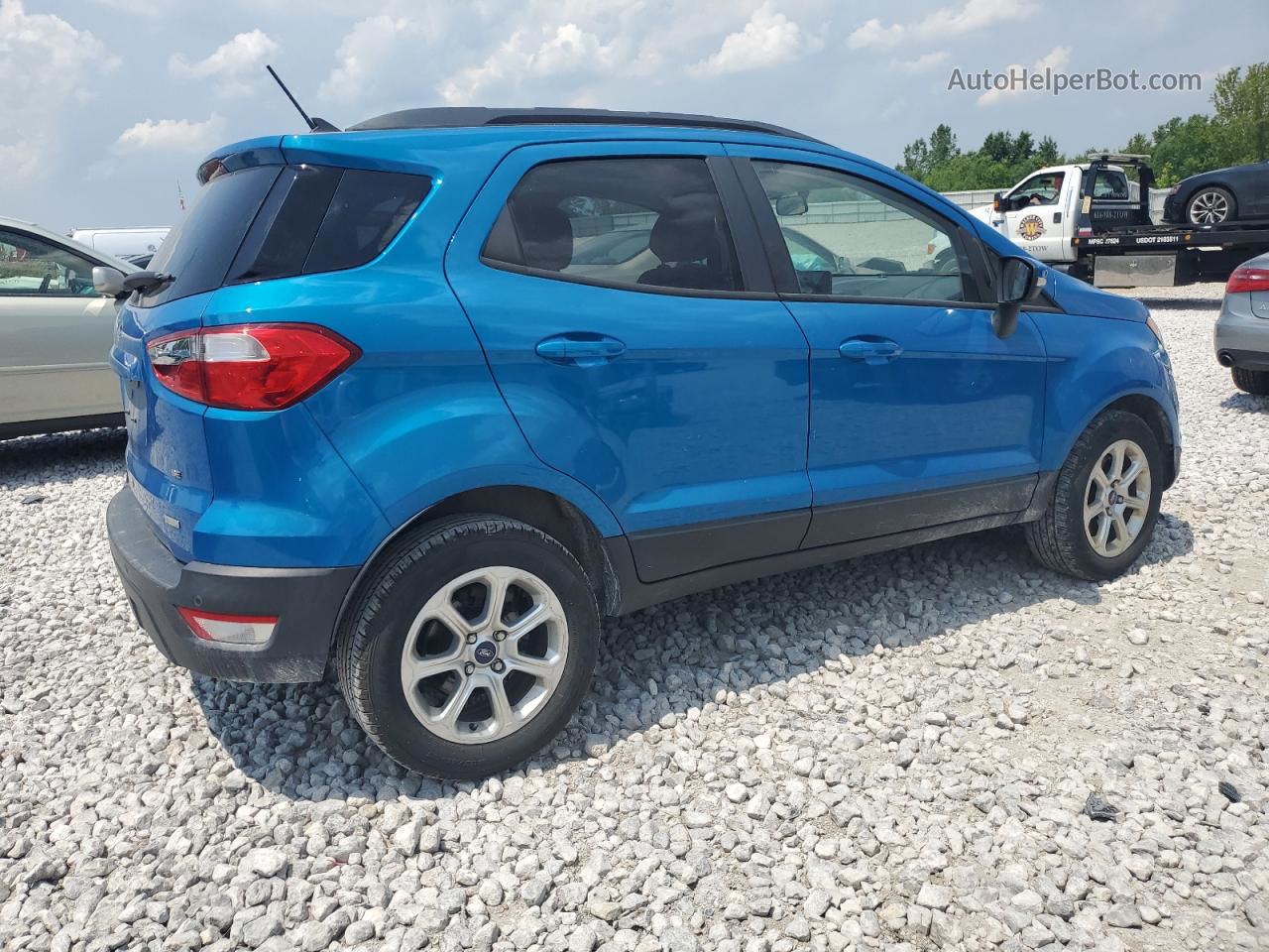 2019 Ford Ecosport Se Blue vin: MAJ3S2GE3KC254006