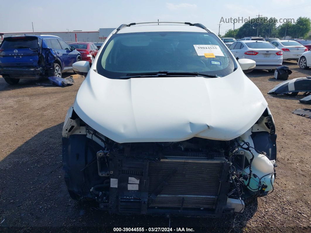 2019 Ford Ecosport Se White vin: MAJ3S2GE3KC257603