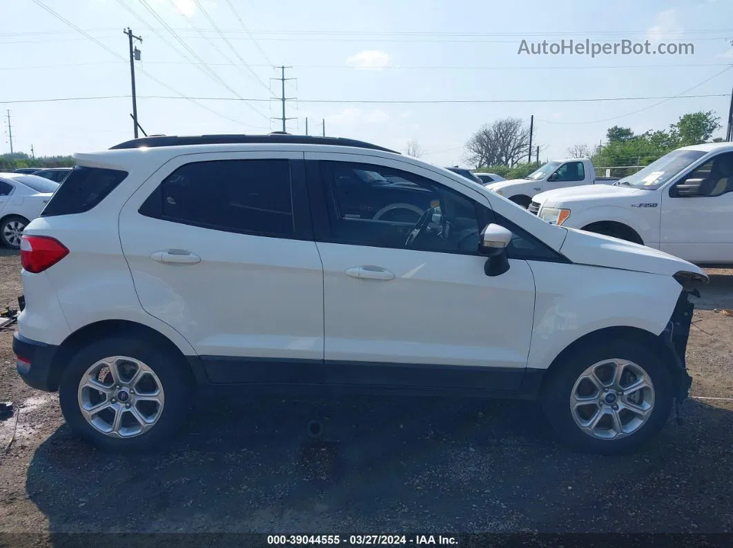 2019 Ford Ecosport Se White vin: MAJ3S2GE3KC257603