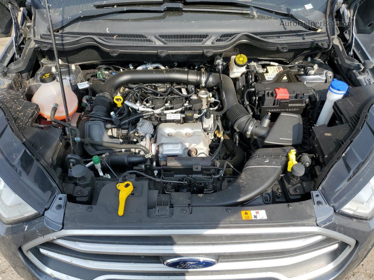 2019 Ford Ecosport Se Gray vin: MAJ3S2GE3KC267211