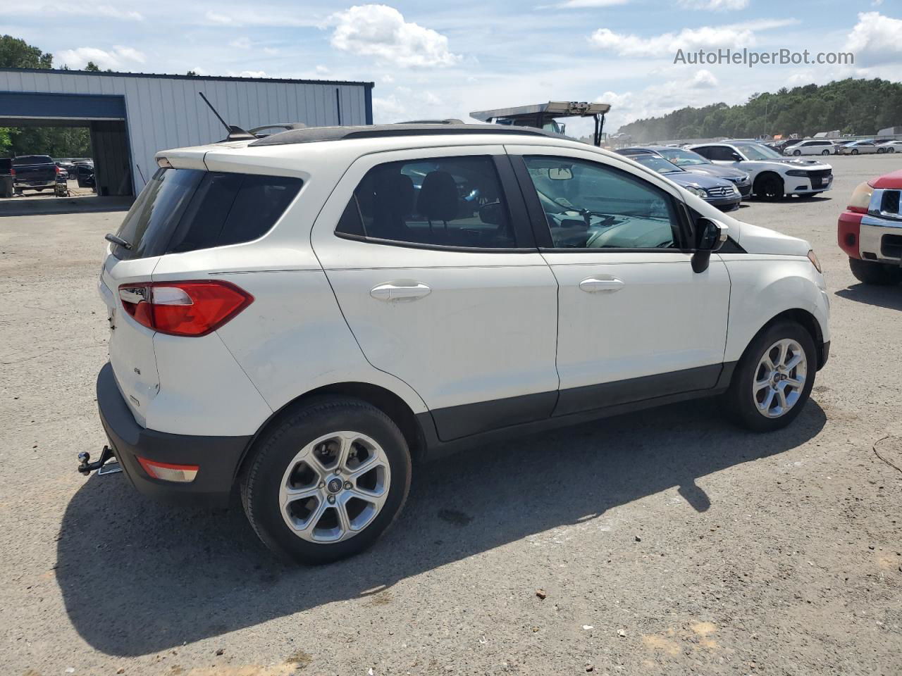 2019 Ford Ecosport Se White vin: MAJ3S2GE3KC276023