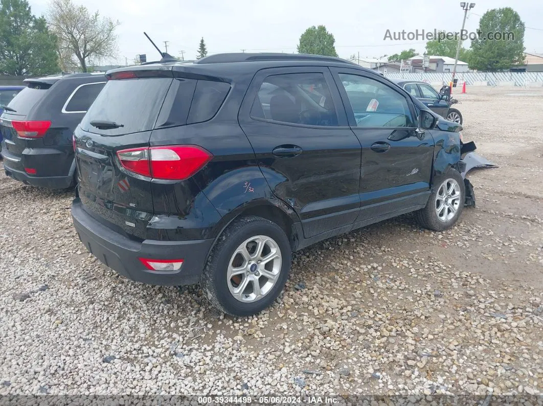 2019 Ford Ecosport Se Black vin: MAJ3S2GE3KC285272