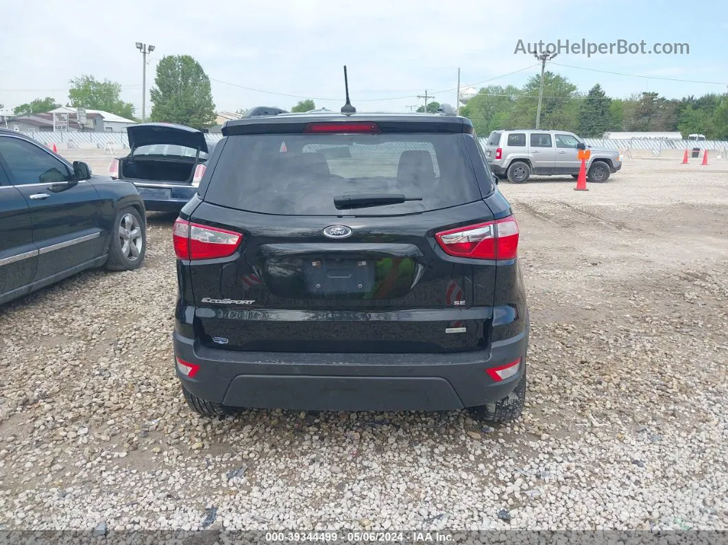 2019 Ford Ecosport Se Black vin: MAJ3S2GE3KC285272