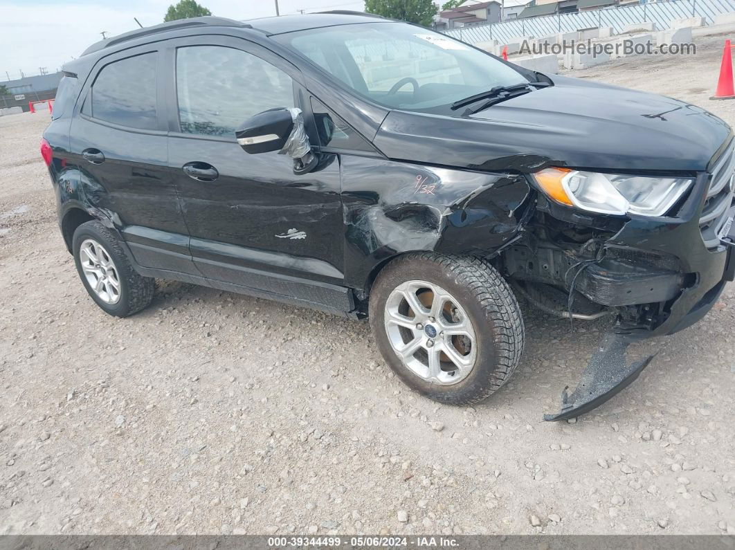 2019 Ford Ecosport Se Black vin: MAJ3S2GE3KC285272