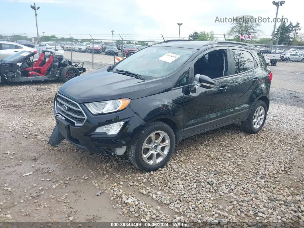 2019 Ford Ecosport Se Black vin: MAJ3S2GE3KC285272