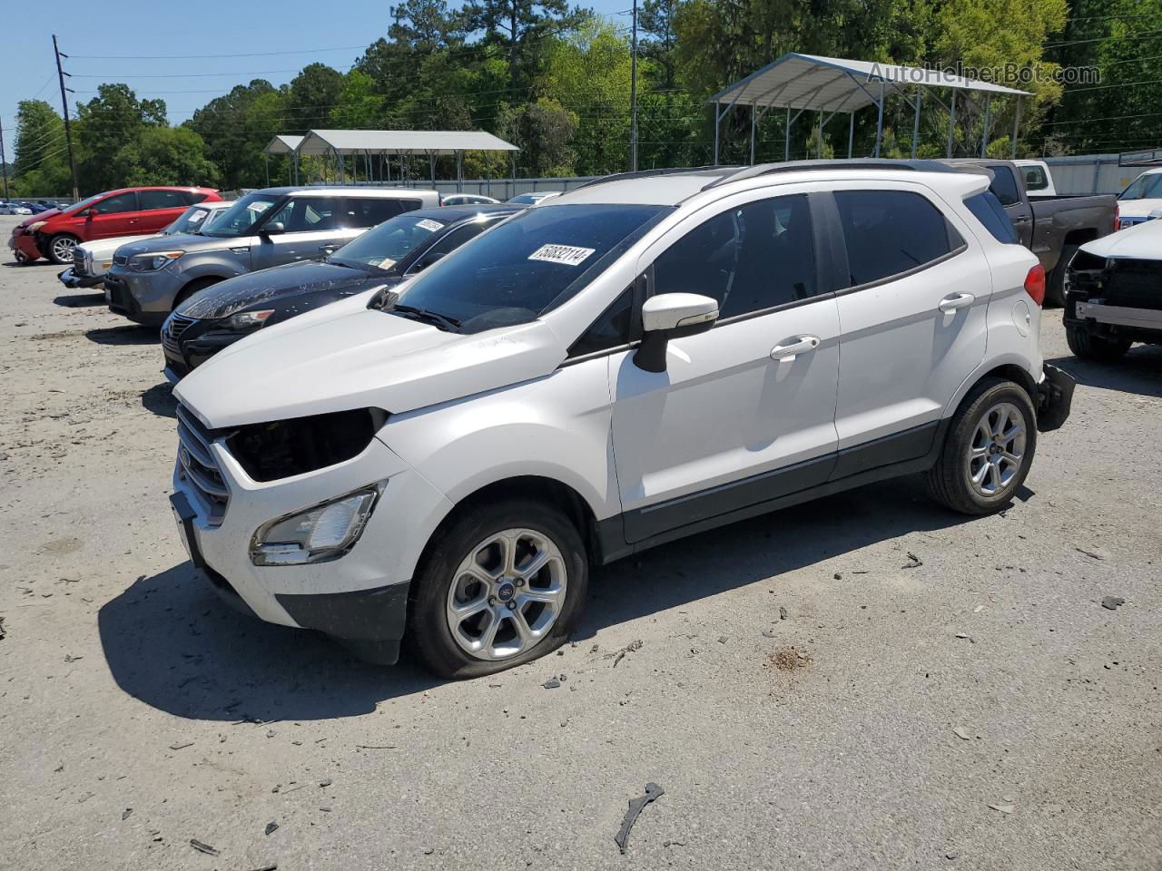 2020 Ford Ecosport Se Белый vin: MAJ3S2GE3LC311452