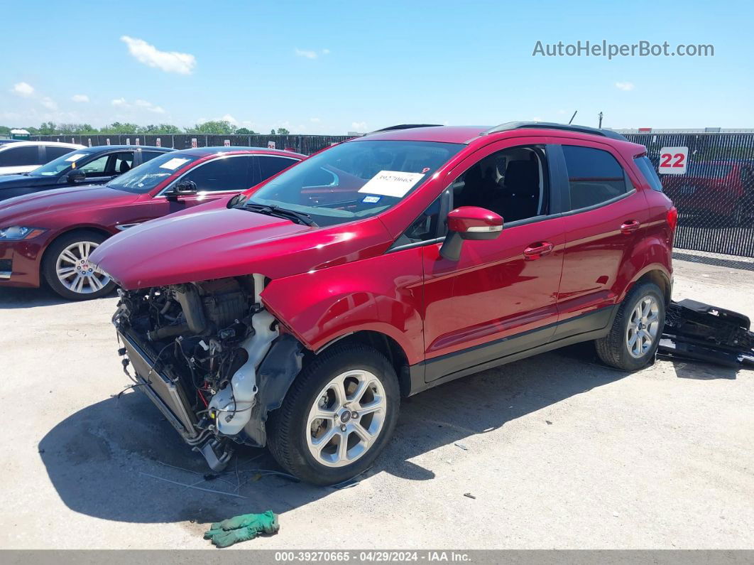 2020 Ford Ecosport Se Красный vin: MAJ3S2GE3LC324248