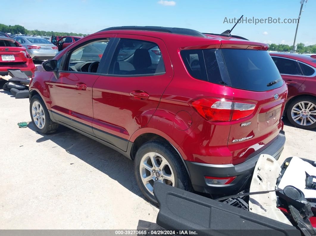 2020 Ford Ecosport Se Красный vin: MAJ3S2GE3LC324248