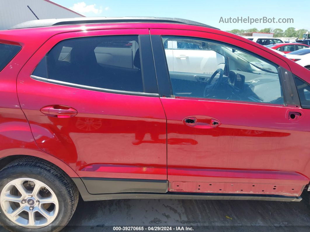 2020 Ford Ecosport Se Красный vin: MAJ3S2GE3LC324248