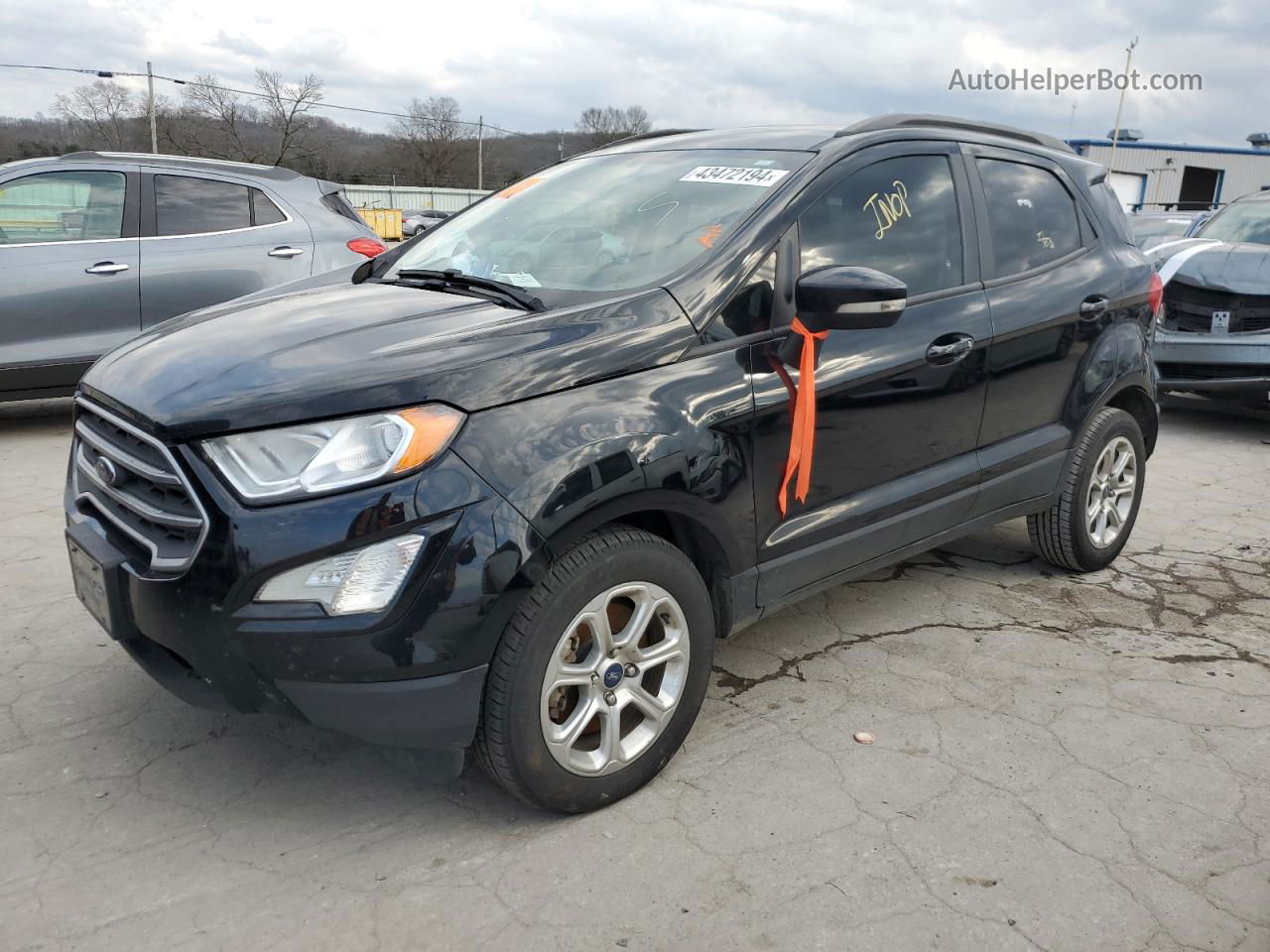 2020 Ford Ecosport Se Black vin: MAJ3S2GE3LC354642