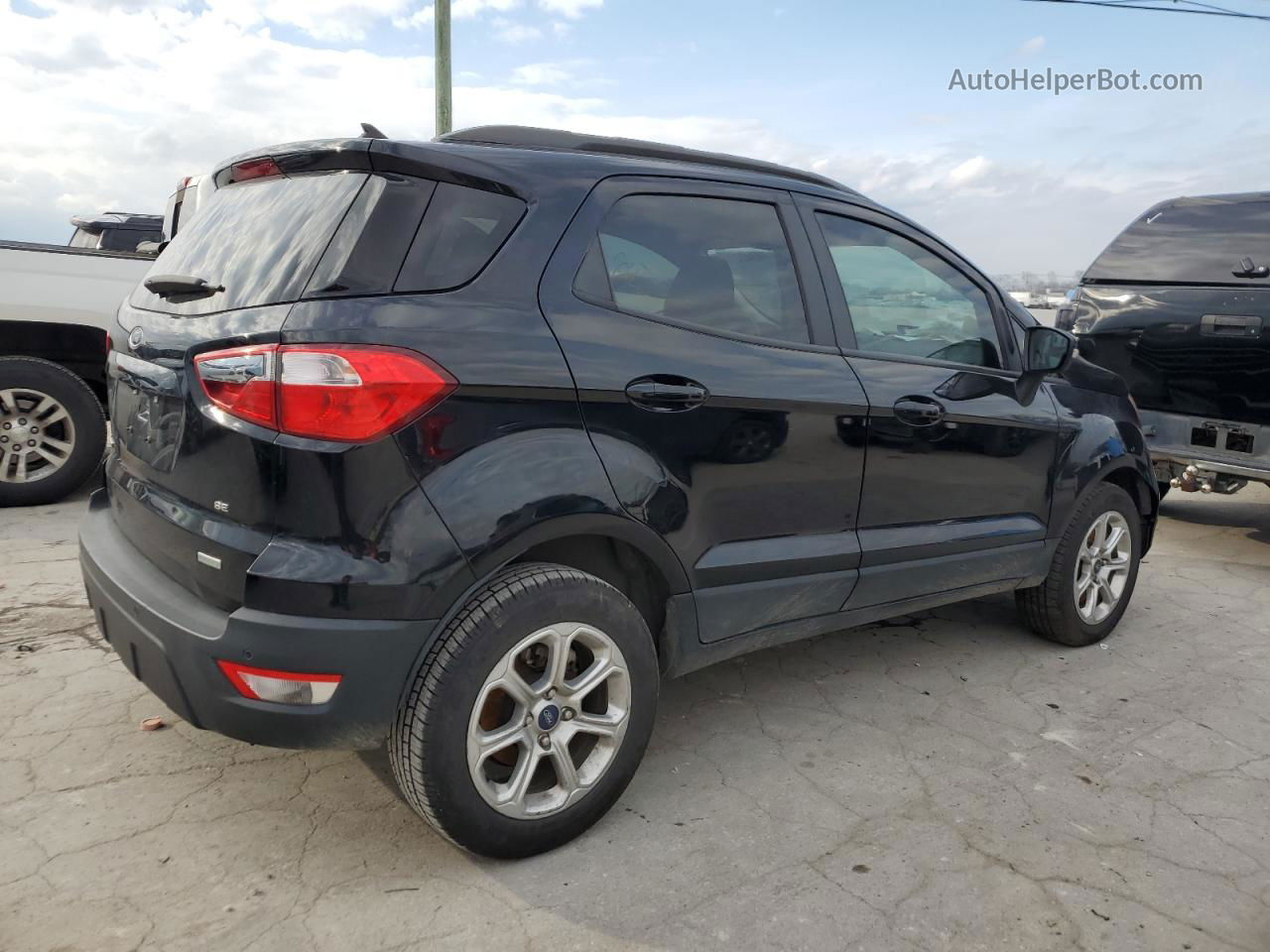 2020 Ford Ecosport Se Black vin: MAJ3S2GE3LC354642