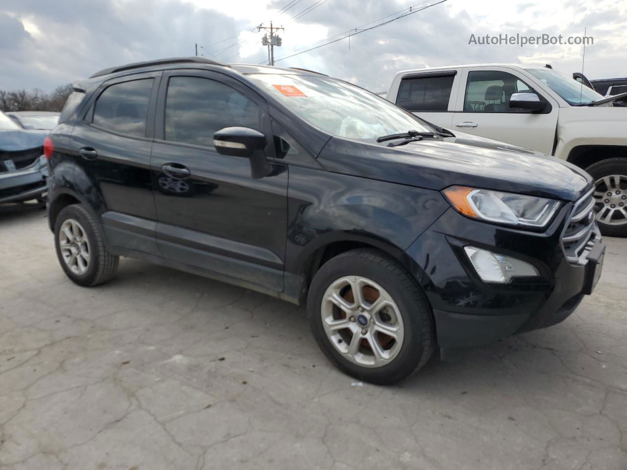 2020 Ford Ecosport Se Black vin: MAJ3S2GE3LC354642