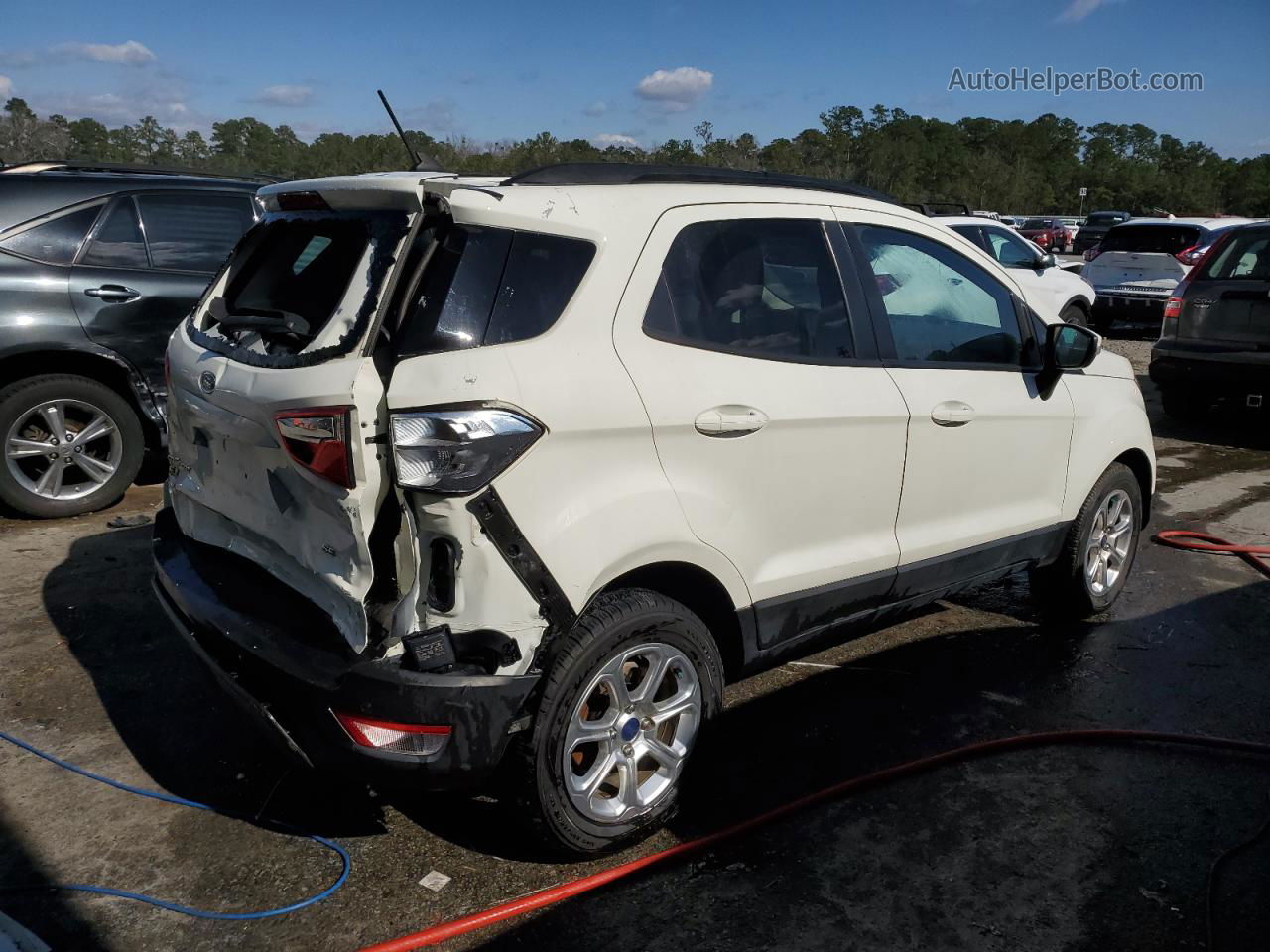 2020 Ford Ecosport Se White vin: MAJ3S2GE3LC377466