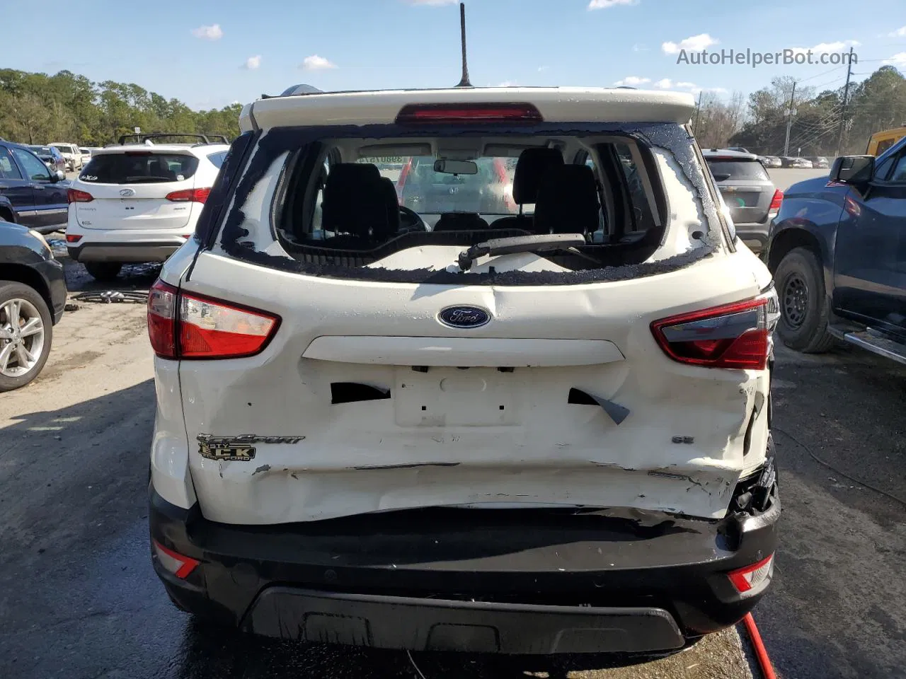 2020 Ford Ecosport Se White vin: MAJ3S2GE3LC377466