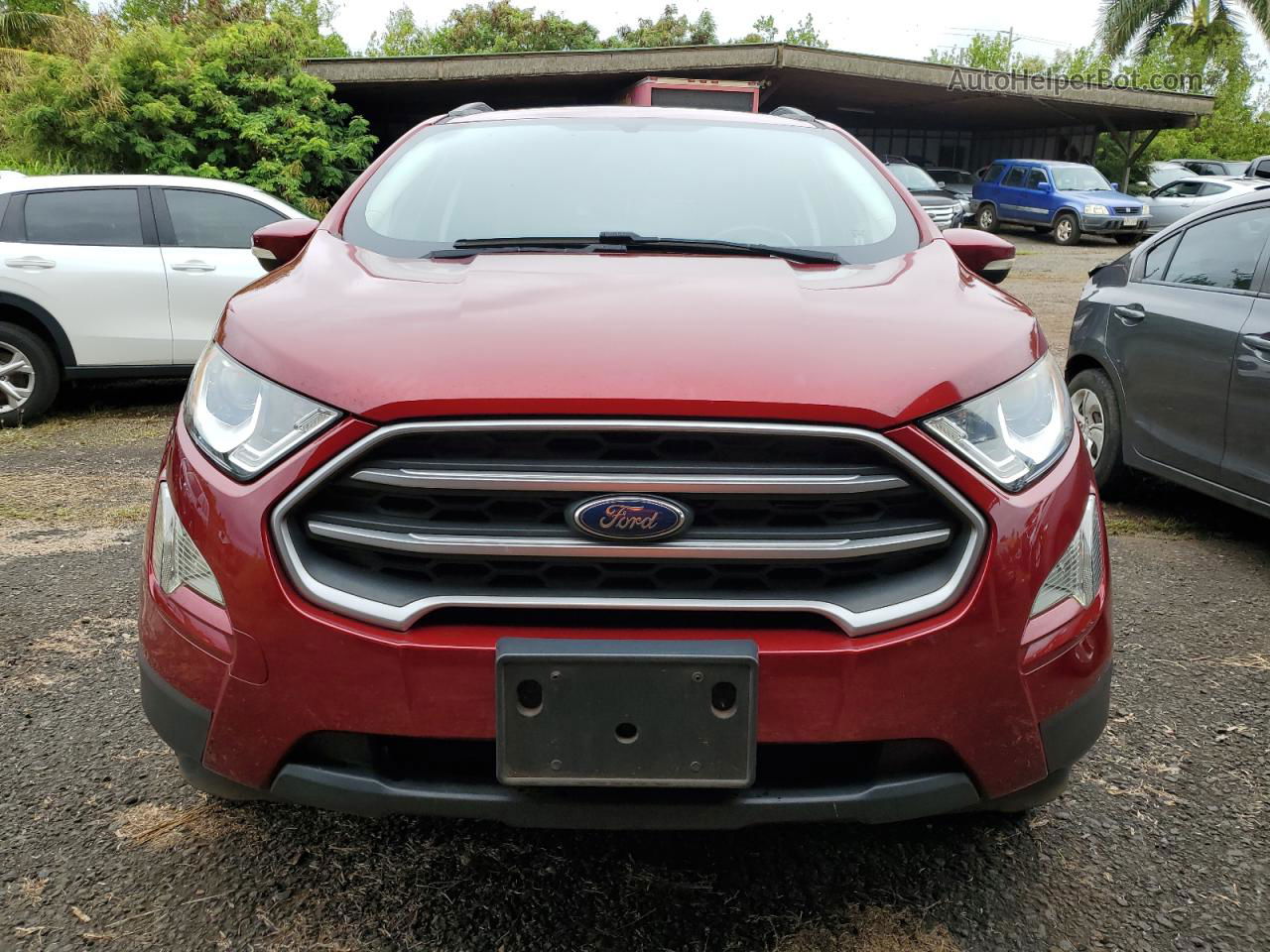 2020 Ford Ecosport Se Maroon vin: MAJ3S2GE3LC390931