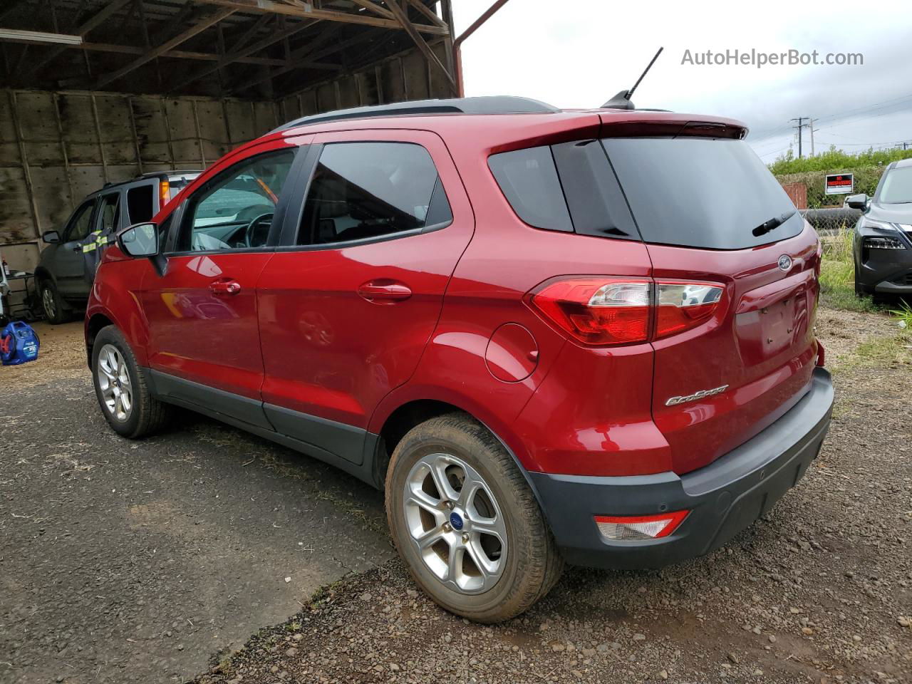 2020 Ford Ecosport Se Maroon vin: MAJ3S2GE3LC390931