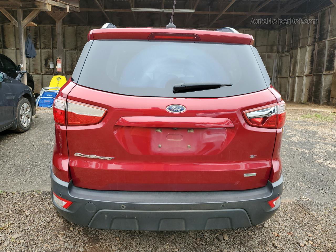 2020 Ford Ecosport Se Maroon vin: MAJ3S2GE3LC390931