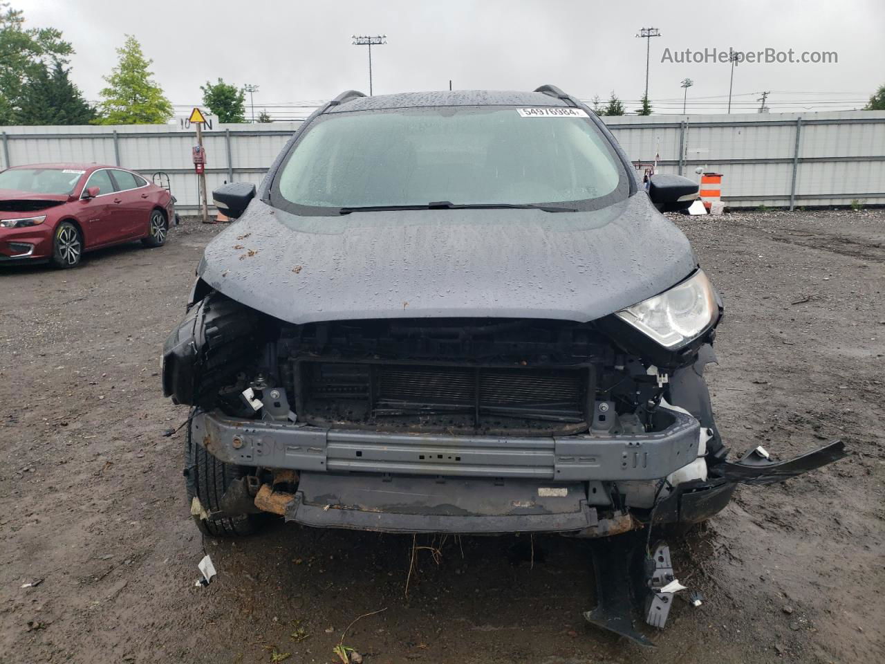 2019 Ford Ecosport Se Gray vin: MAJ3S2GE4KC258520