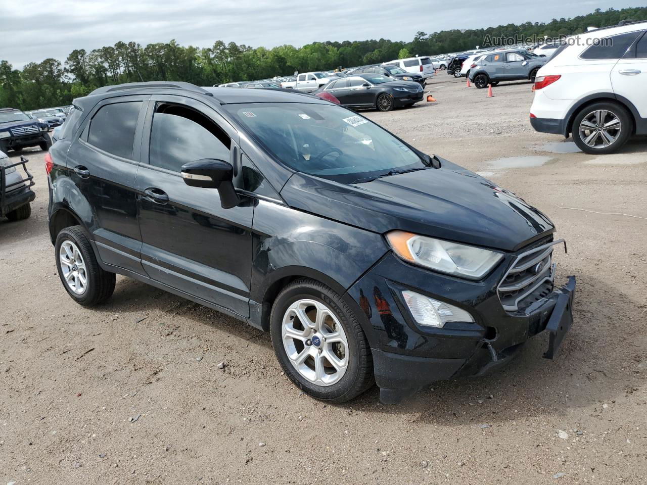 2019 Ford Ecosport Se Черный vin: MAJ3S2GE4KC278850