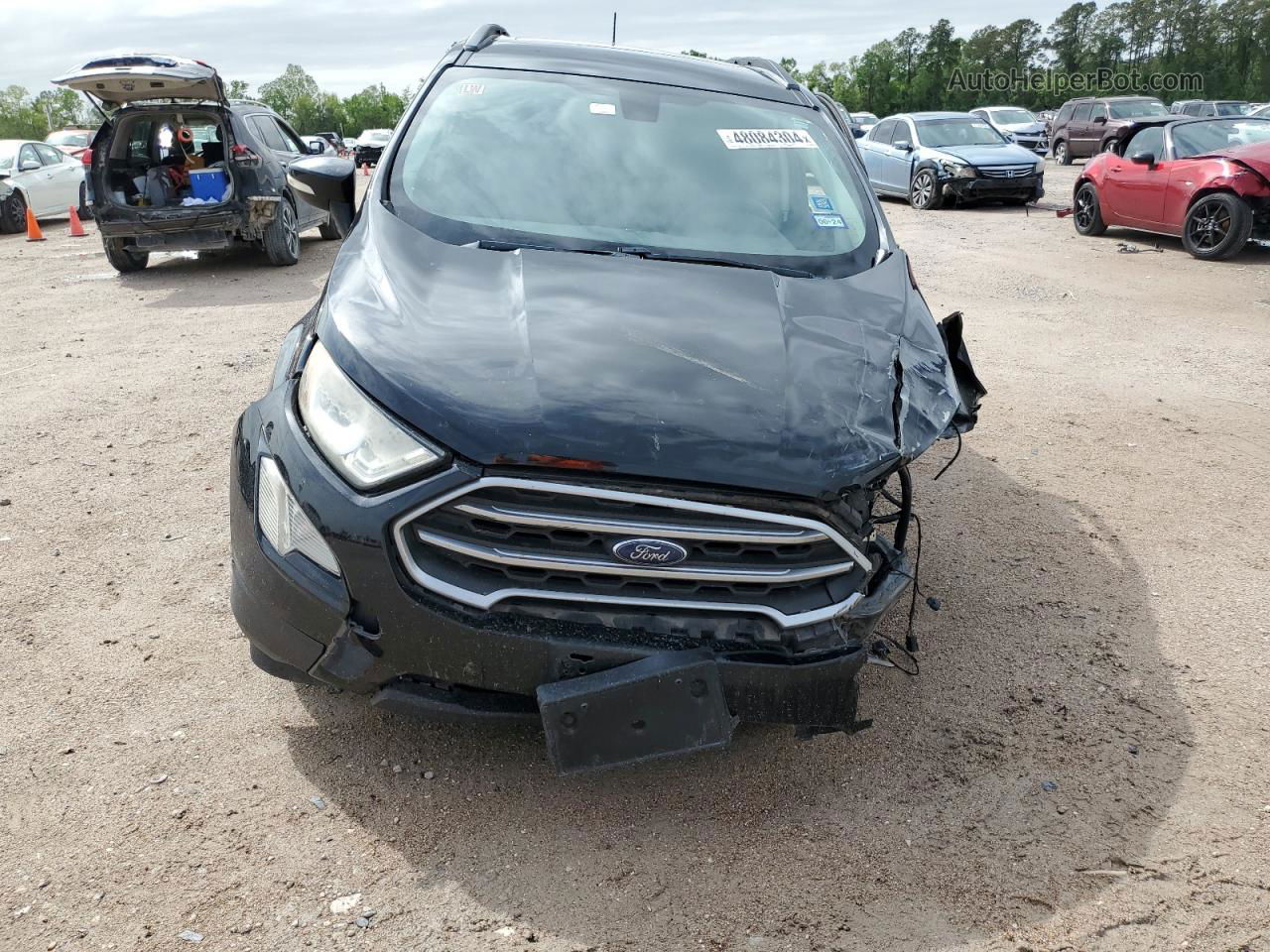 2019 Ford Ecosport Se Black vin: MAJ3S2GE4KC278850