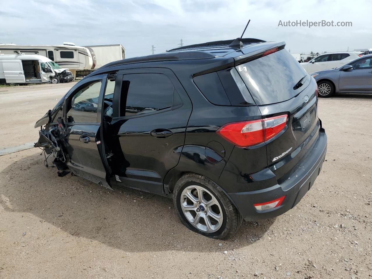 2019 Ford Ecosport Se Black vin: MAJ3S2GE4KC278850