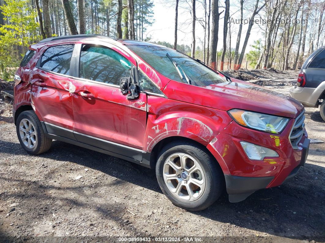 2019 Ford Ecosport Se Red vin: MAJ3S2GE4KC285443