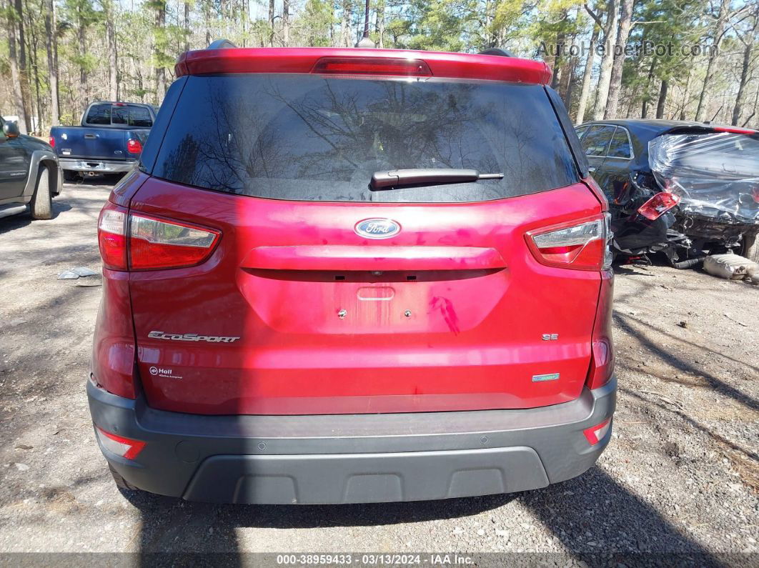 2019 Ford Ecosport Se Red vin: MAJ3S2GE4KC285443